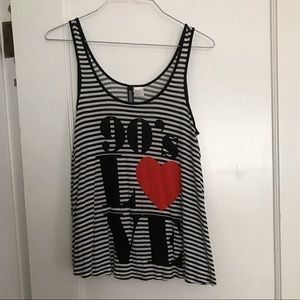 90’s LOVE H&M LOOSE TANK